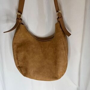 Fourth‎ Studio Suede Hobo Bag Shoulder Bag Dark Tan Purse Y2K Vintage Style